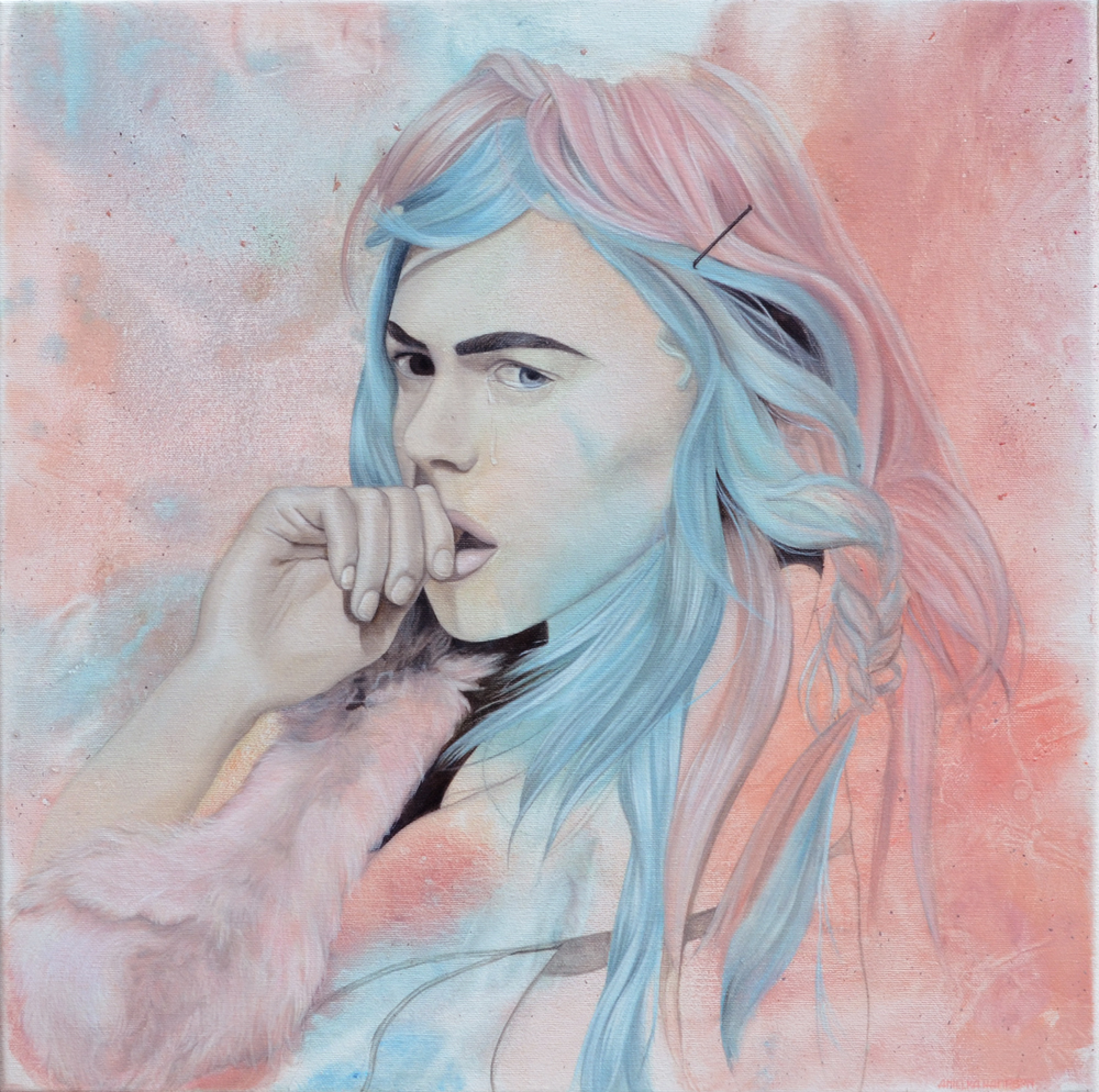 Anielka Hampson Painting Bitter Jane